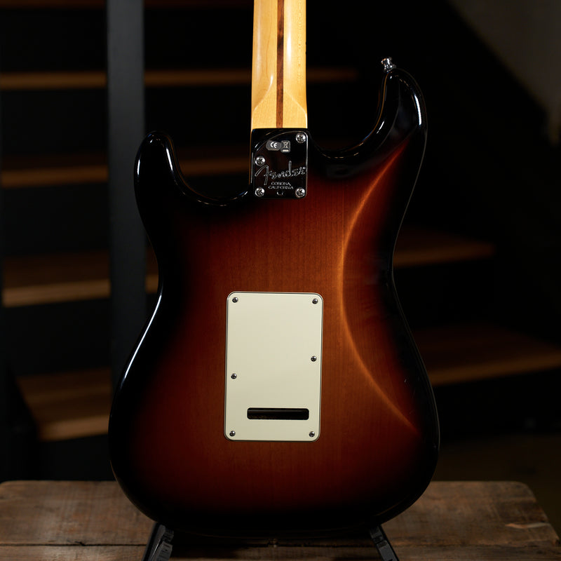 Fender 2011 American Deluxe Stratocaster Electric Guitar 2 Tone Sunburst With OHSC - Used