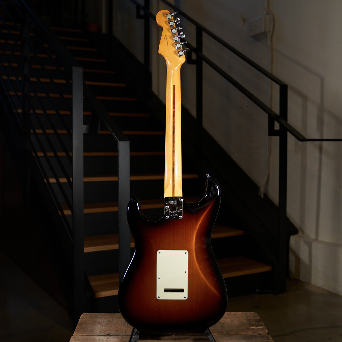 Fender 2011 American Deluxe Stratocaster Electric Guitar 2 Tone Sunburst With OHSC - Used
