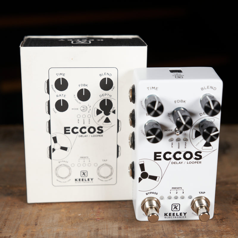 Keeley Eccos Delay Looper Effect Pedal With Box - Used