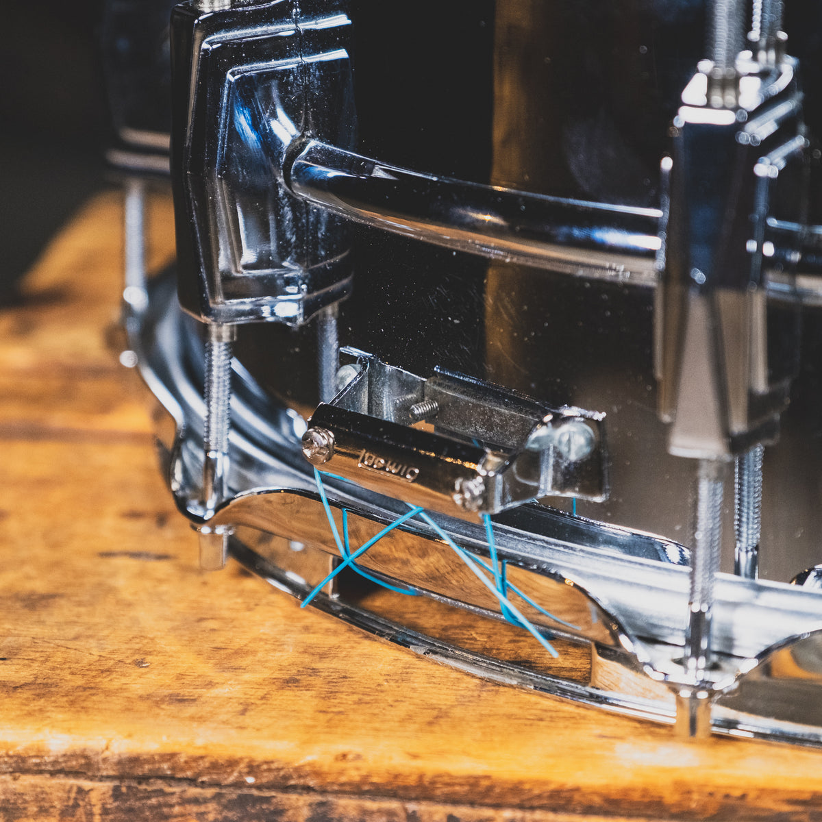 2004 Ludwig Chrome Over Brass 14x6.5 Supraphonic Snare Drum - Used