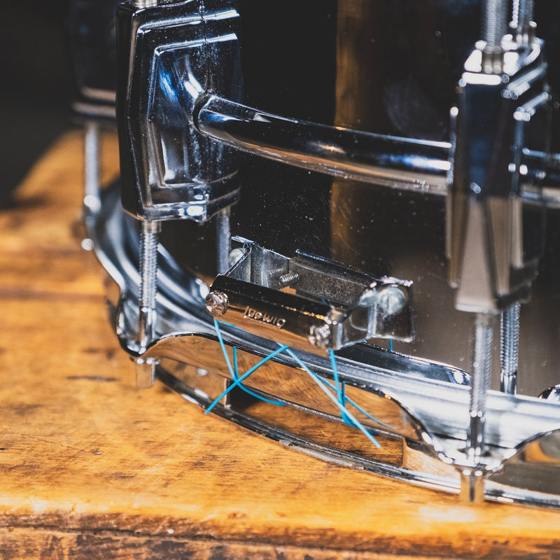 2004 Ludwig Chrome Over Brass 14x6.5 Supraphonic Snare Drum - Used
