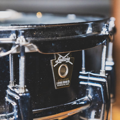 2004 Ludwig Chrome Over Brass 14x6.5 Supraphonic Snare Drum - Used
