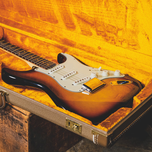 Fender 2019 FSR Wildwood 59' Thin Skin Stratocaster Electric Guitar, 3 Tone Sunburst With OHSC - Used