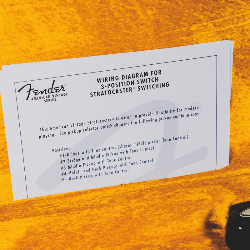 Fender 2019 FSR Wildwood 59' Thin Skin Stratocaster Electric Guitar, 3 Tone Sunburst With OHSC - Used