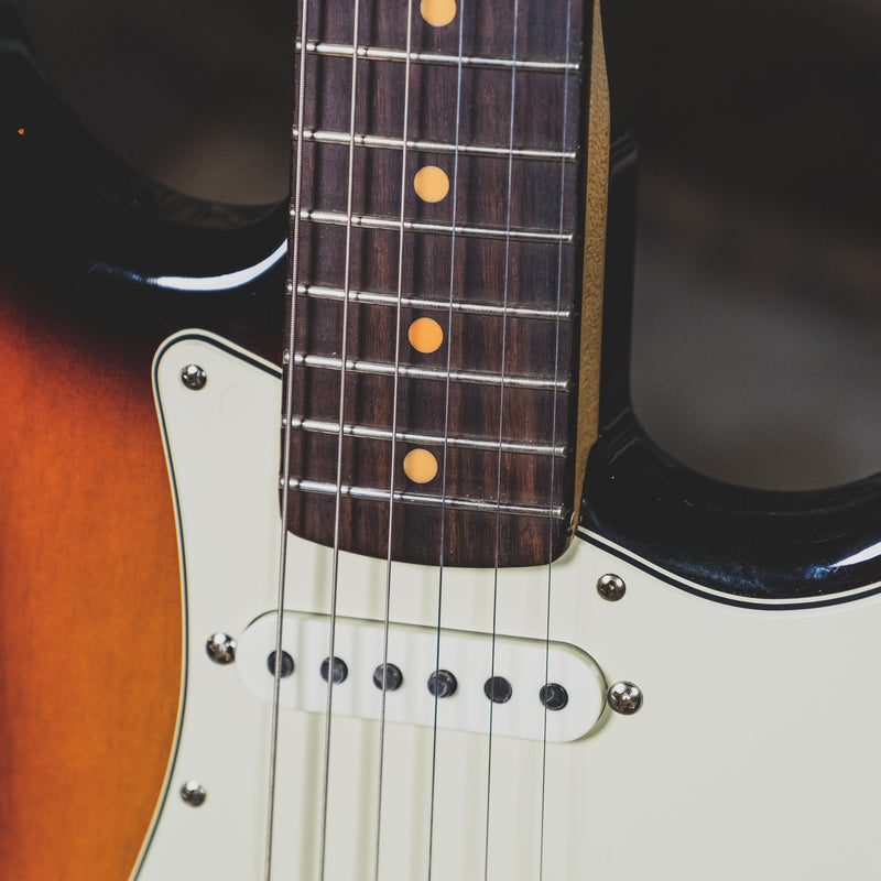 Fender 2019 FSR Wildwood 59' Thin Skin Stratocaster Electric Guitar, 3 Tone Sunburst With OHSC - Used
