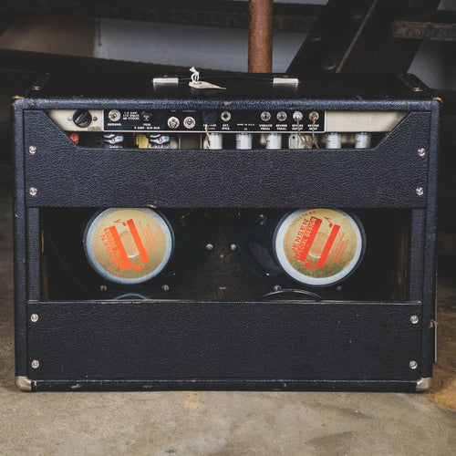 Fender 1966 Pro Reverb Black Panel 2x12" Combo Amplifier - Used