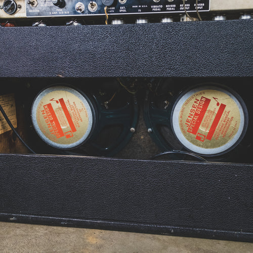 Fender 1966 Pro Reverb Black Panel 2x12" Combo Amplifier - Used