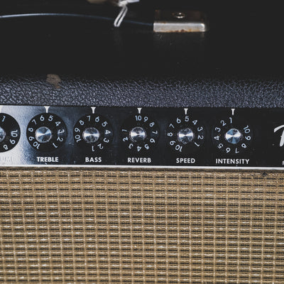 Fender 1966 Pro Reverb Black Panel 2x12" Combo Amplifier - Used