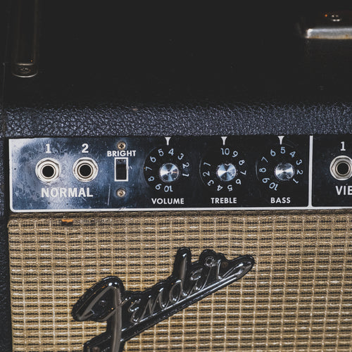 Fender 1966 Pro Reverb Black Panel 2x12" Combo Amplifier - Used