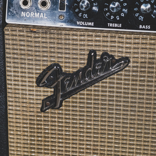 Fender 1966 Pro Reverb Black Panel 2x12" Combo Amplifier - Used