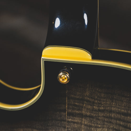 D'Angelico 2015 EX-SS Electric Guitar, Trans Black With OHSC - Used