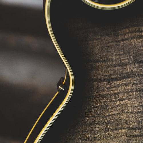 D'Angelico 2015 EX-SS Electric Guitar, Trans Black With OHSC - Used