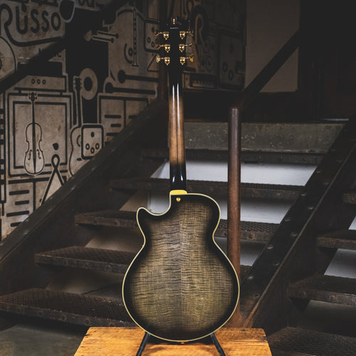 D'Angelico 2015 EX-SS Electric Guitar, Trans Black With OHSC - Used