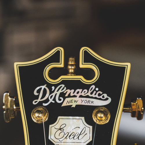 D'Angelico 2015 EX-SS Electric Guitar, Trans Black With OHSC - Used