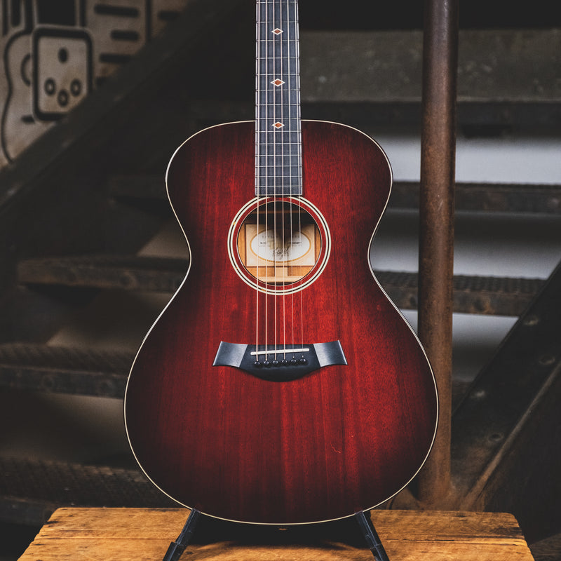 Taylor 2014 M-522 Acoustic Guitar, Burgundy Mist With OHSC - Used