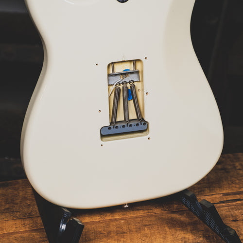 Fender 1973 Stratocaster Electric Guitar, Olympic White Refin With OHSC - Used