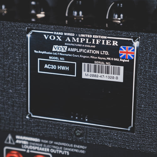 Vox 2002 AC30HWH And CV212LTD Amplifier, Black - Used