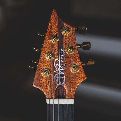 Warrior 1999 DM Crusader Electric Guitar, Natural With OHSC - Used