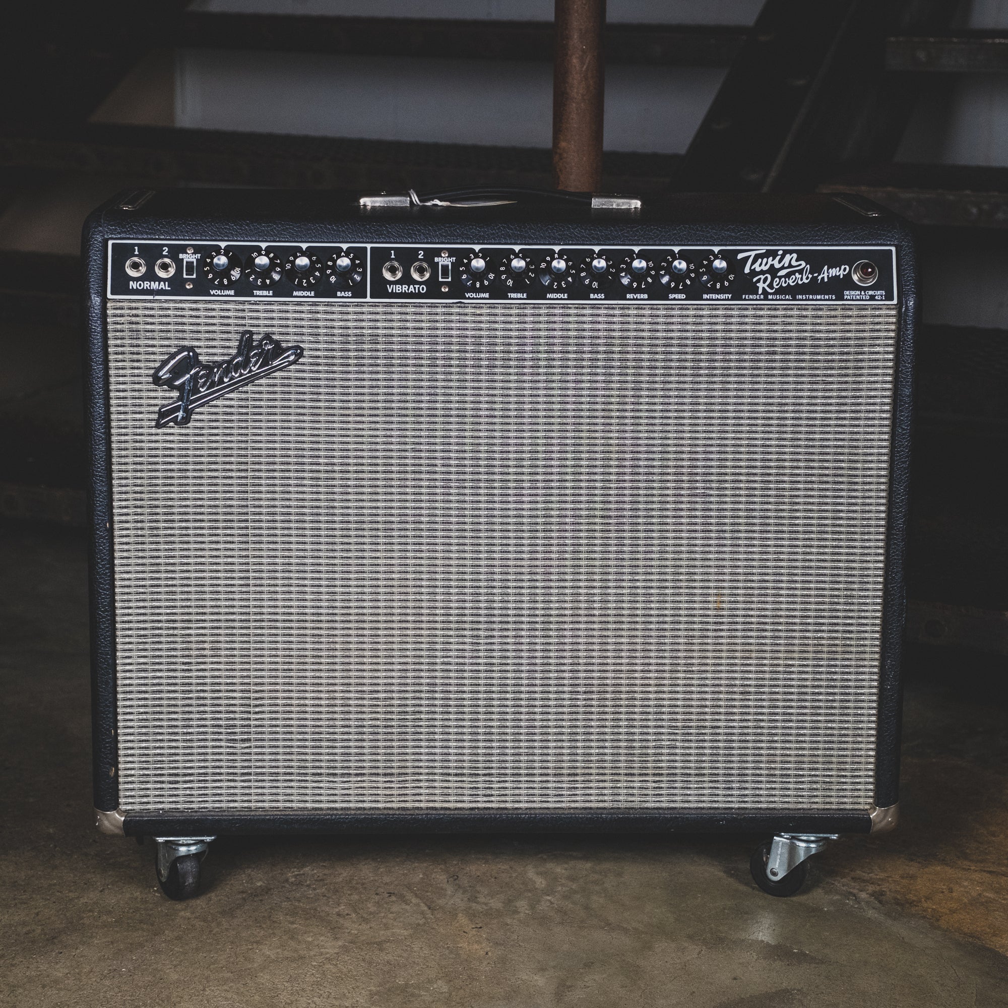 Fender Twin Reverb Hum Fender 1999 '65 Twin Reverb Reissue Amplifier With Handwired Mod - Use
