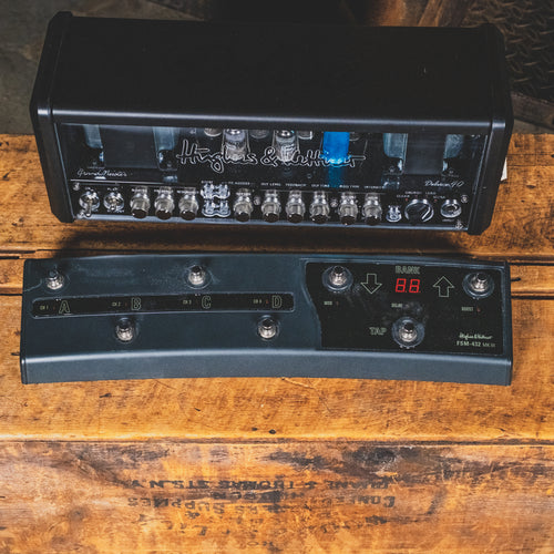 Hughes & Kettner 2017 Grandmeister Deluxe 40 Amplifier Head With Footswitch And Case - Used