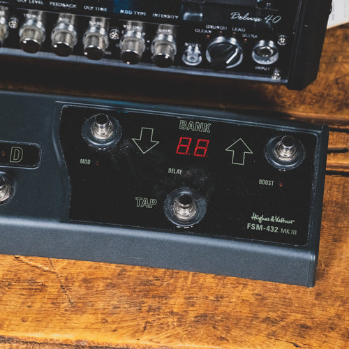 Hughes & Kettner 2017 Grandmeister Deluxe 40 Amplifier Head With Footswitch And Case - Used