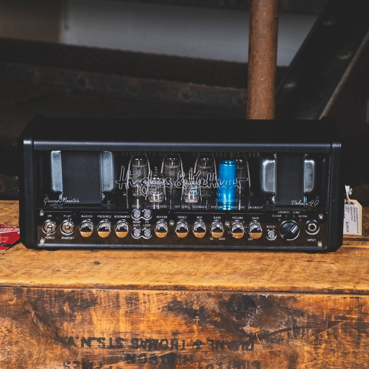 Hughes & Kettner 2017 Grandmeister Deluxe 40 Amplifier Head With Footswitch And Case - Used