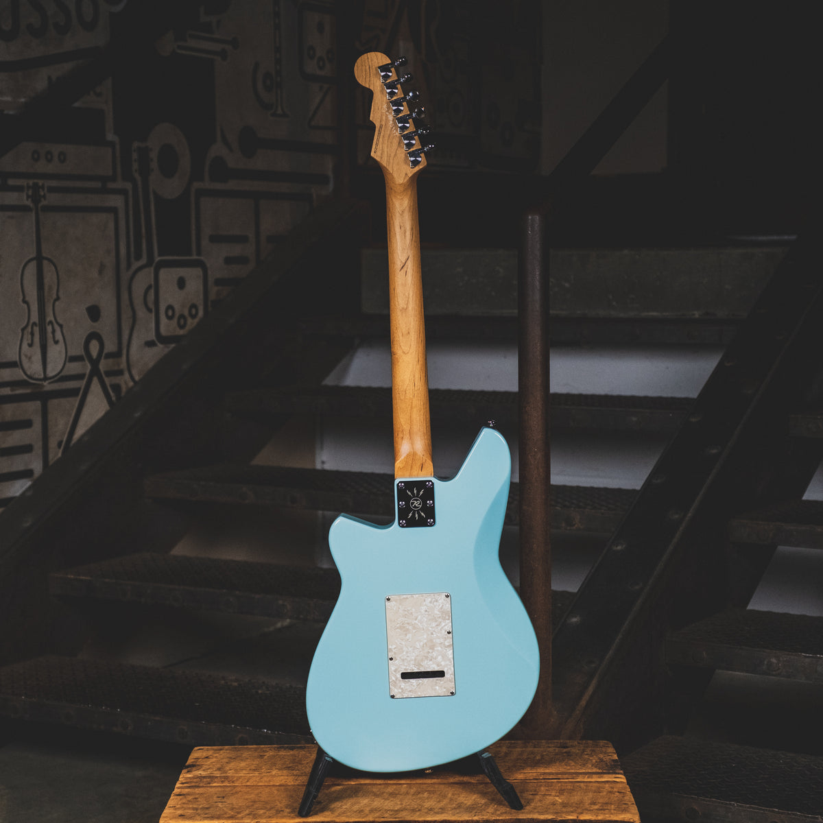 Reverend 2020 Six Gun HPP Electric Guitar, Chronic Blue - Used