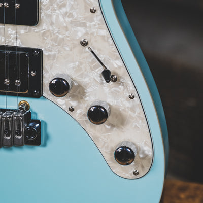Reverend 2020 Six Gun HPP Electric Guitar, Chronic Blue - Used