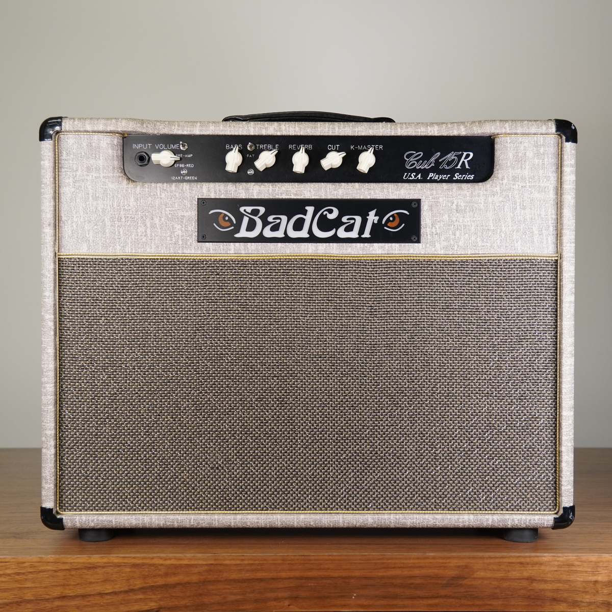 Bad Cat Cub 15R USA Player Series Fawn with Cover & Footswitch - Used