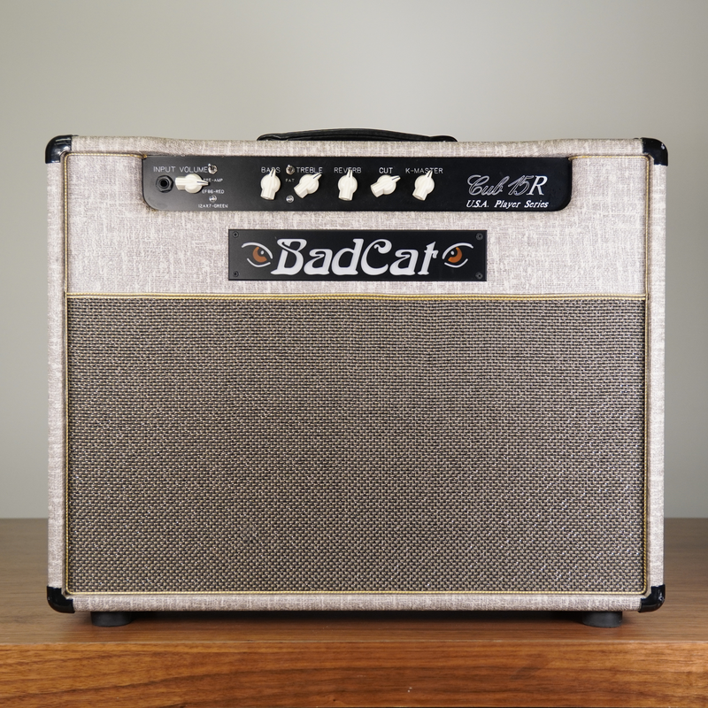 Bad Cat Cub 15R USA Player Series Fawn with Cover & Footswitch - Used