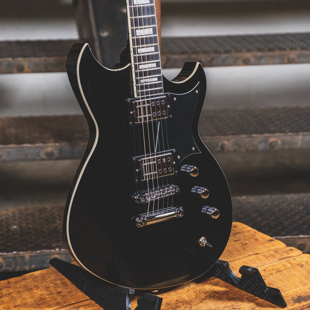 2021 Reverend Sensei RA, Midnight Black, Used Electric Guitar