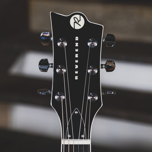2021 Reverend Sensei RA, Midnight Black, Used Electric Guitar