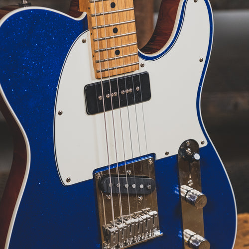 Reverend 2021 Pete Anderson Eastsider T P90 Electric Guitar, Blue Sparkle Wildwood Exclusive - Used
