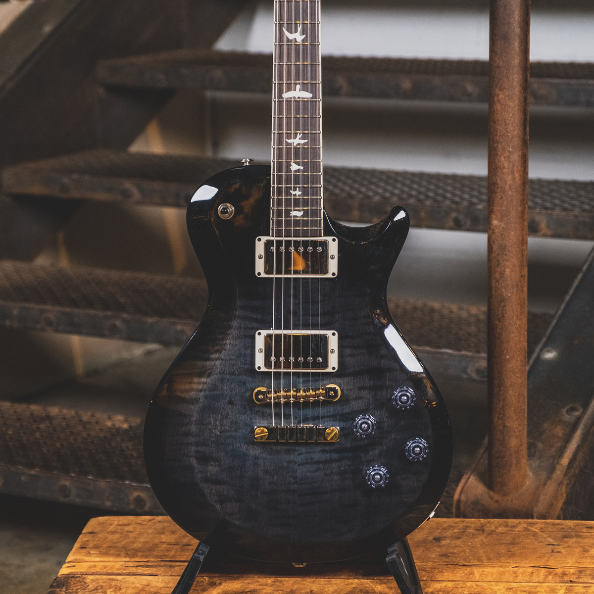2021 PRS S2 Mccarty 594 Single Cut, Faded Blue Smokeburst With OGB - Used