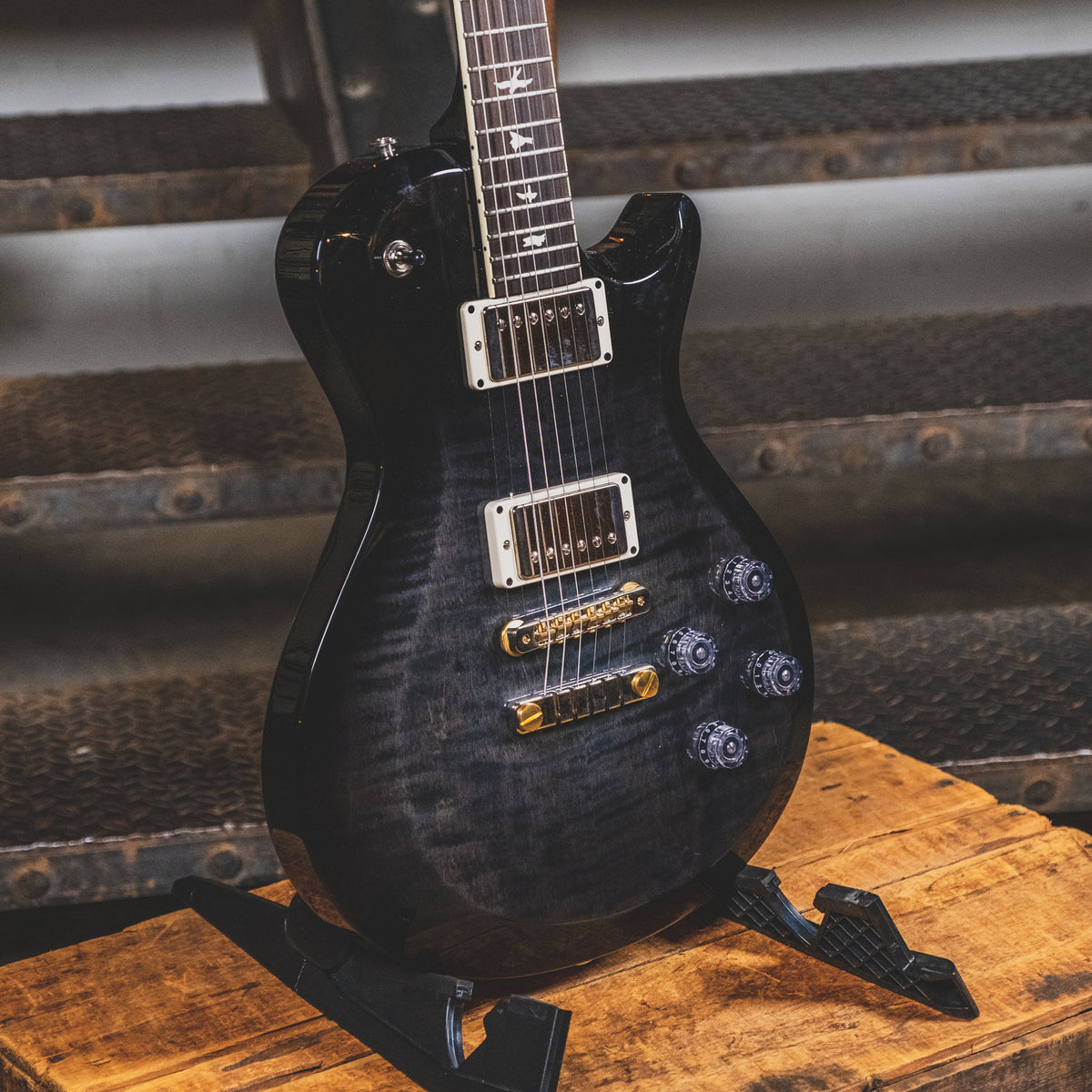 2021 PRS S2 Mccarty 594 Single Cut, Faded Blue Smokeburst With OGB - Used