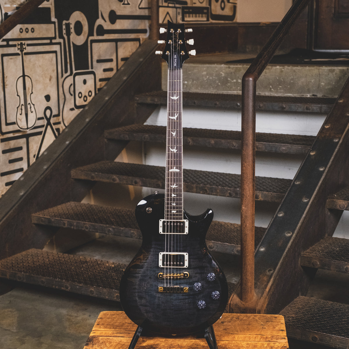 2021 PRS S2 Mccarty 594 Single Cut, Faded Blue Smokeburst With OGB - Used