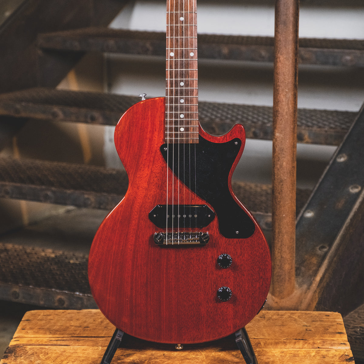 2015 Gibson Les Paul Junior Electric Guitar, Cherry with OHSC - Used