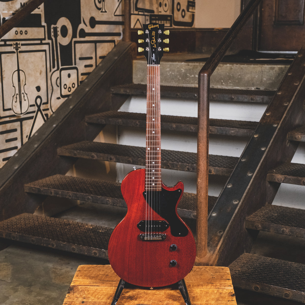 2015 Gibson Les Paul Junior Electric Guitar, Cherry with OHSC - Used