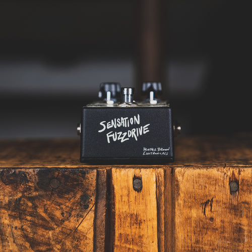 Heather Brown Sensation FuzzDrive Effect Pedal - Used