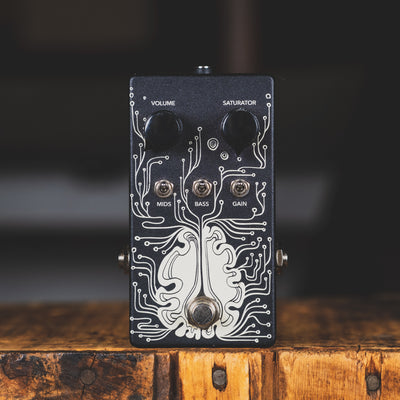 Heather Brown Sensation FuzzDrive Effect Pedal - Used