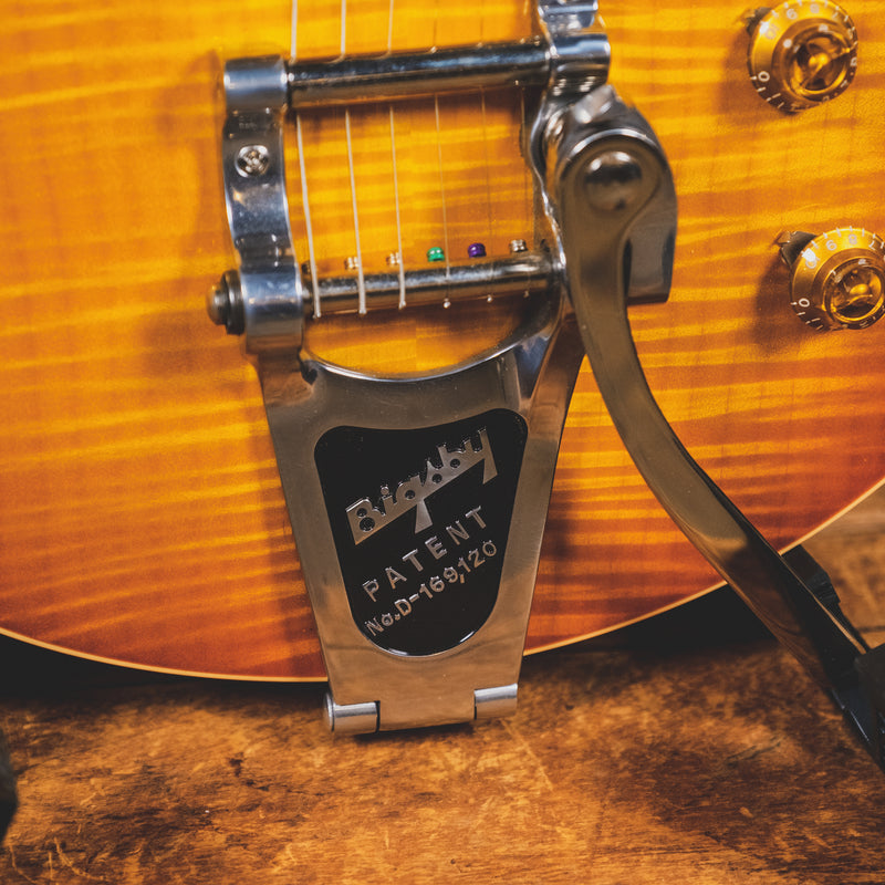 2015 Gibson Johnny A Standard w/Bigsby, Bourbon Burst, OHSC - Used