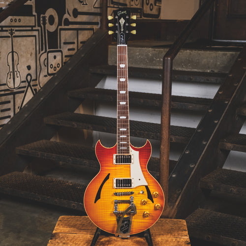 2015 Gibson Johnny A Standard w/Bigsby, Bourbon Burst, OHSC - Used