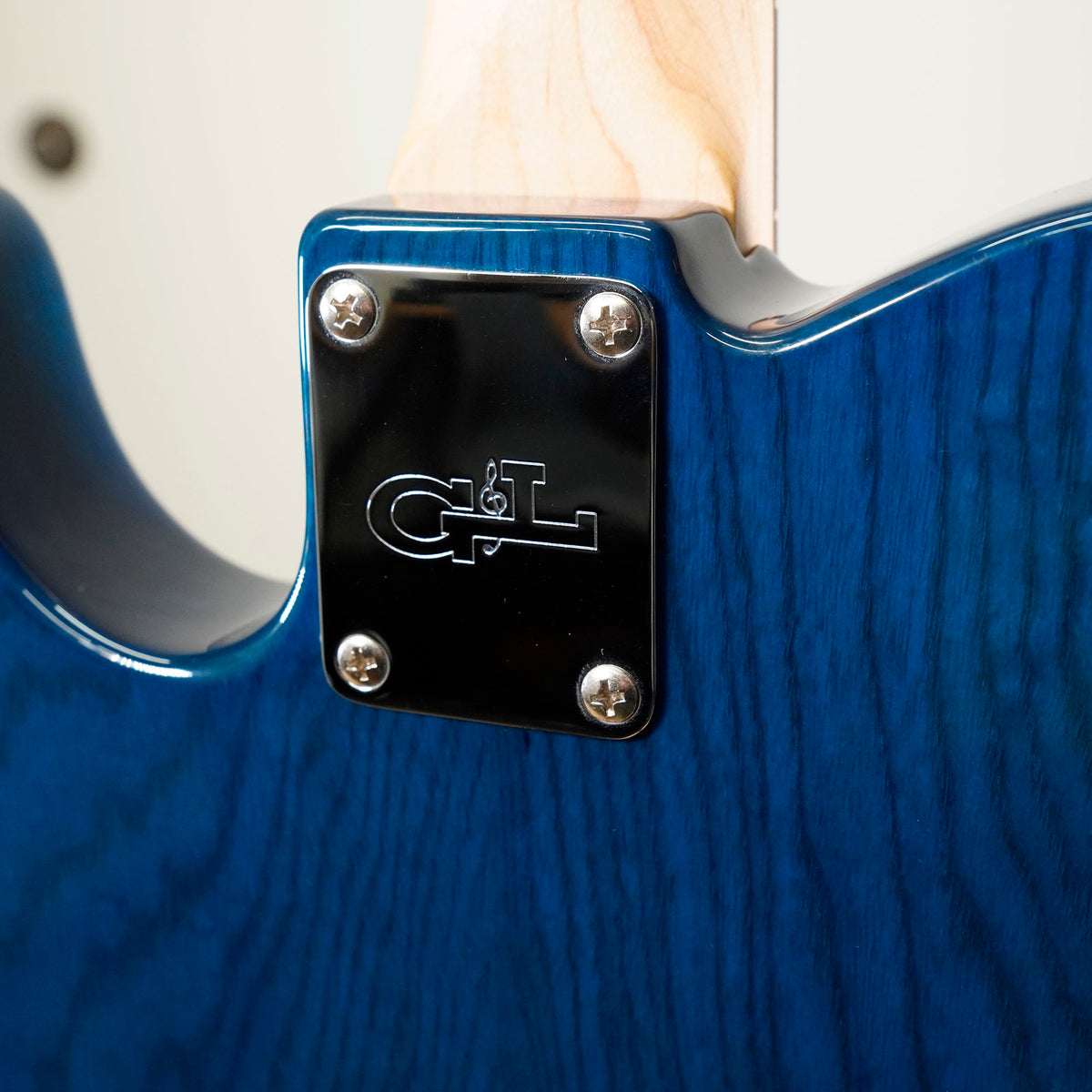 2006 G&L ASAT Classic Electric Guitar, Clear Blue With OHSC - Used