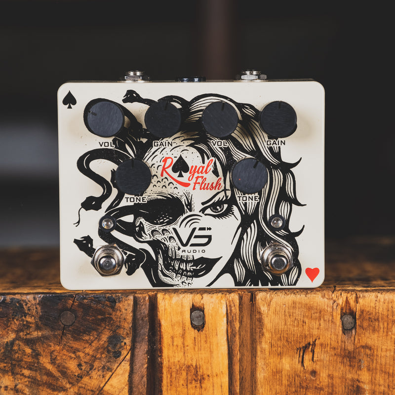 VS Audio Royal Flush Overdrive Effect Pedal With Box
