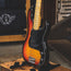 1975 Fender Precision Bass Guitar, 3 Tone Sunburst With Hard Case - Used