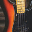 1975 Fender Precision Bass Guitar, 3 Tone Sunburst With Hard Case - Used