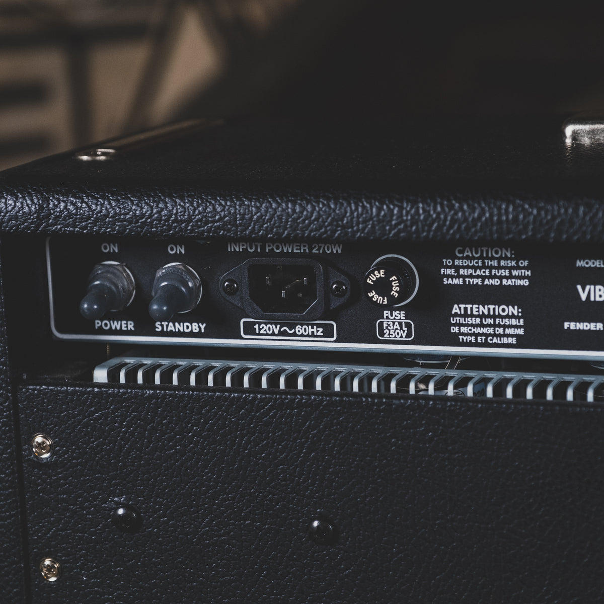 2017 Fender 68' Vibrolux Reverb Amplifier With Slip Cover And Foot Switch - Used