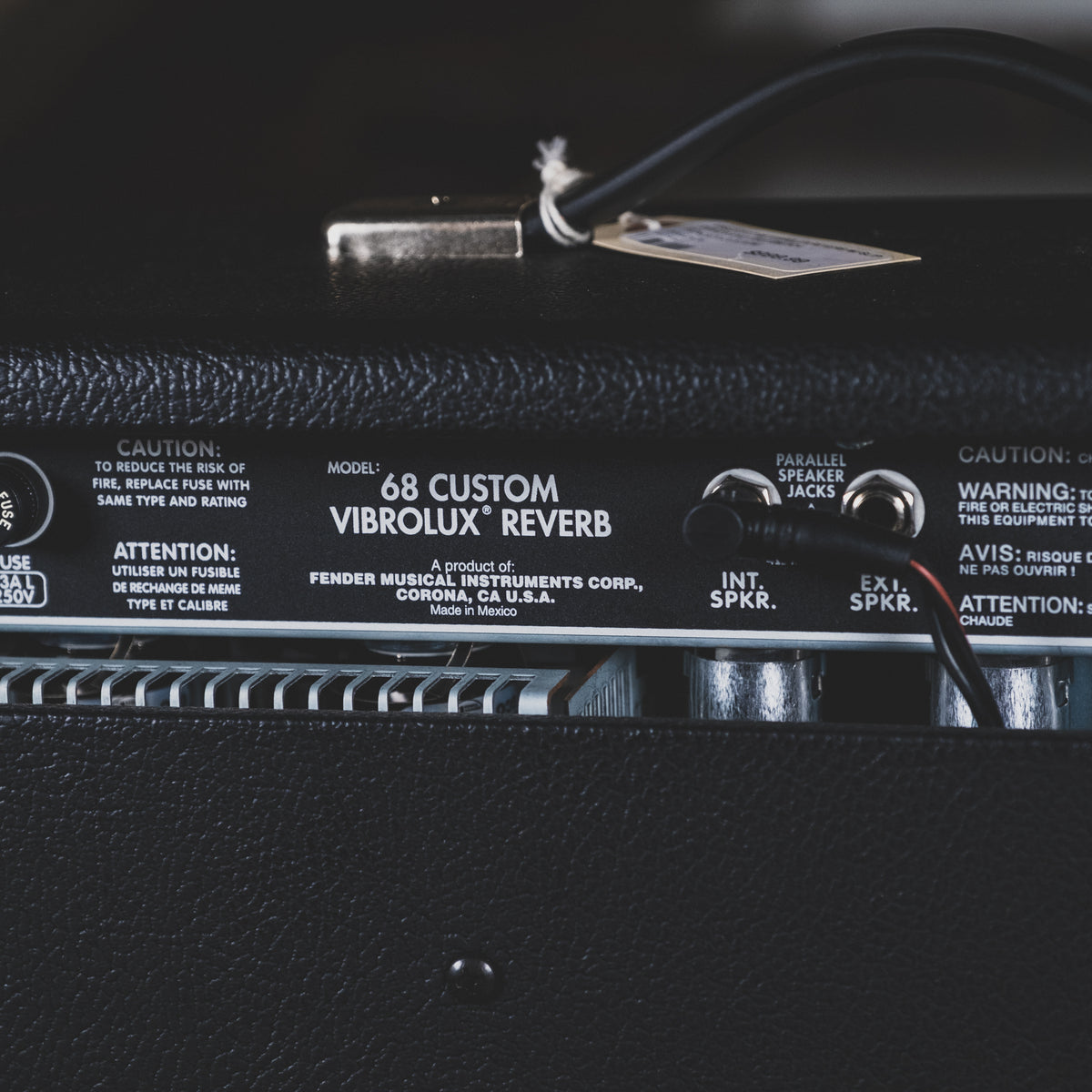 2017 Fender 68' Vibrolux Reverb Amplifier With Slip Cover And Foot Switch - Used