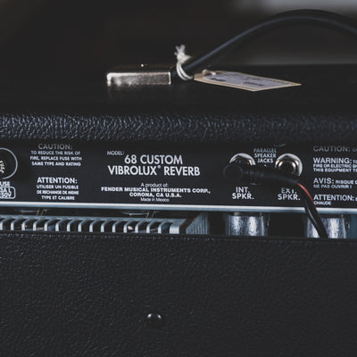 2017 Fender 68' Vibrolux Reverb Amplifier With Slip Cover And Foot Switch - Used