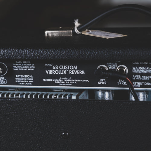 2017 Fender 68' Vibrolux Reverb Amplifier With Slip Cover And Foot Switch - Used